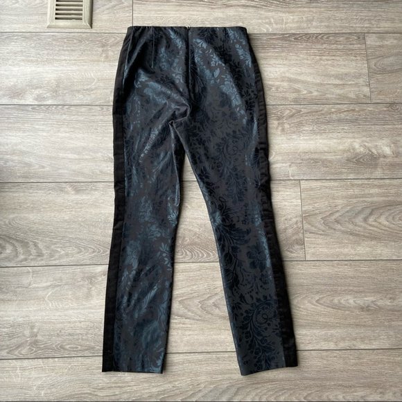 Anthropologie The Essential Foil-Printed Tuxedo Trousers - Picture 10 of 16